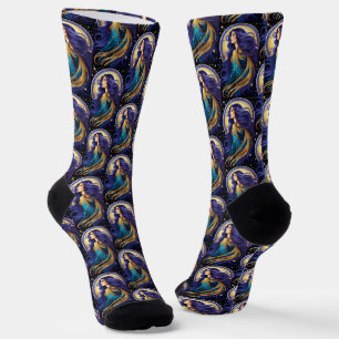 Jewel Galaxy Zodiac Virgo Socken