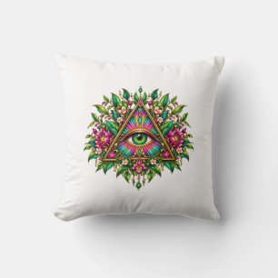 Jewel Garden Eye Wurfkissen Kissen