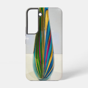 Jewel gestreifter Murano-Tränenvase-Case Samsung Galaxy Hülle