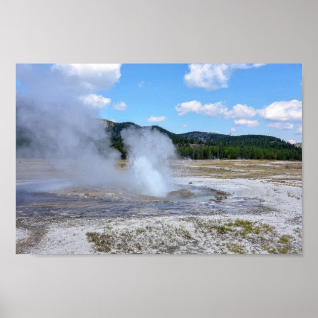 Jewel Geyser, Yellowstone Nationalpark Poster (Vorne)