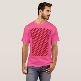 Jewel Hearts Pattern T - Shirt