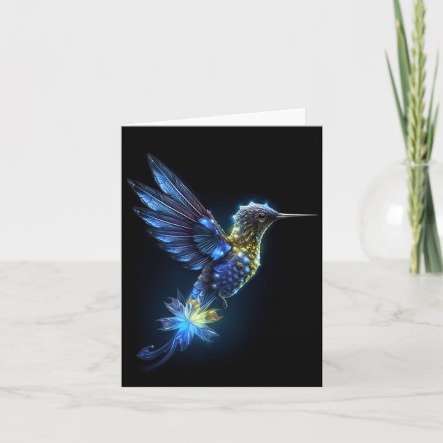 Jewel Hummingbird - Sapphire Blue Karte (Vorderseite)