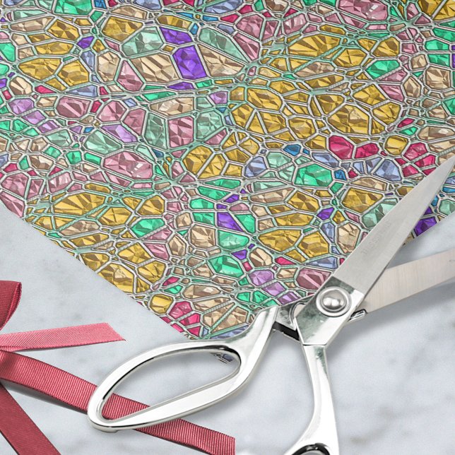 Jewel Mosaic - Gemstone Colors Hübsch Decoupage Seidenpapier (Von Creator hochgeladen)