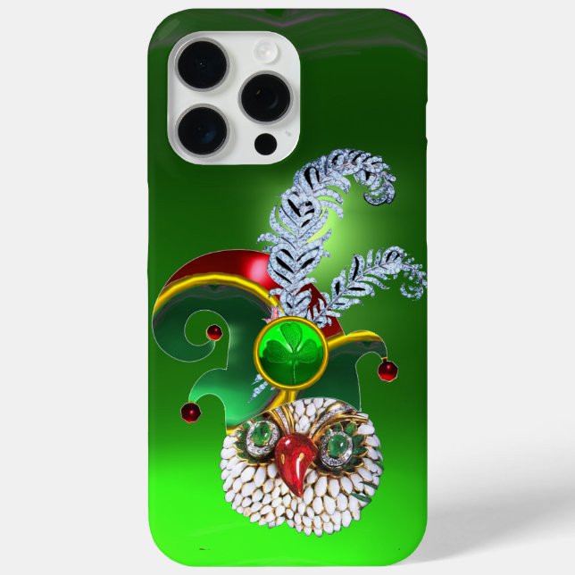 JEWEL OWL, ELF HAT, KLEEBLATT UND DIAMOND FEATHERS Case-Mate iPhone HÜLLE (Rückseite)