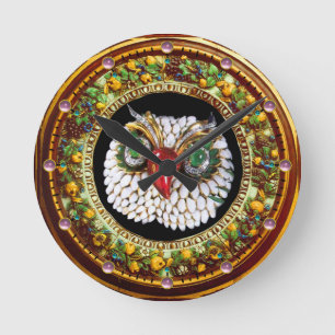 JEWEL OWL RUNDE WANDUHR