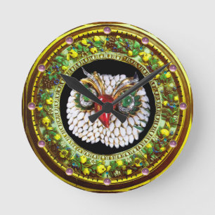 JEWEL OWL RUNDE WANDUHR