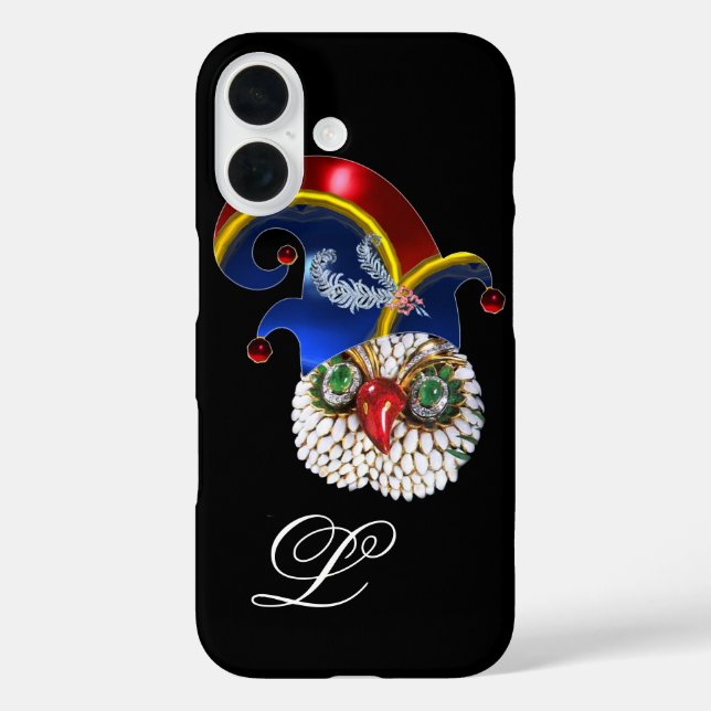 JEWEL OWL UND ELF HAT MIT DIAMOND FEATHERS Case-Mate iPhone HÜLLE (Rückseite)
