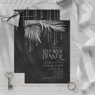 Jewel Palm Leaf Probe Dinner Silver ID830