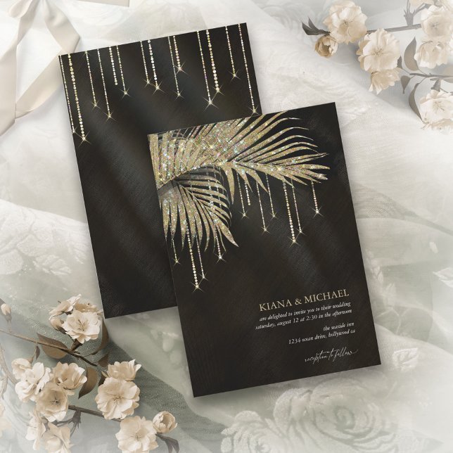Jewel Palm Leaf Wedding Gold ID830 (Von Creator hochgeladen)
