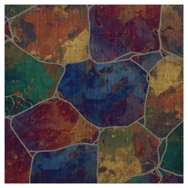 Jewel Stepping Stones Stoff (Muster)