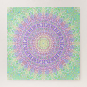 Jewel-Ton-Funky-Groovy-Retro-Hippie-Boho-Mandala Puzzle