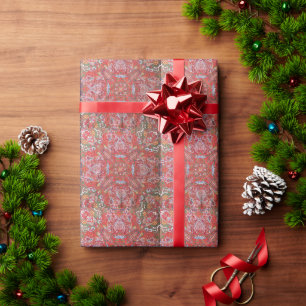 Jewel-Ton-Stoffdesign-Stil Foto Geschenkpapier
