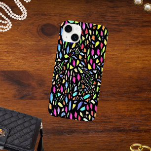 Jewel Tone Black Watercolor Mosaik Case-Mate iPhone 14 Plus Hülle