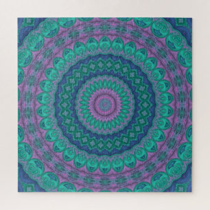 Jewel Tone Mandala Puzzle