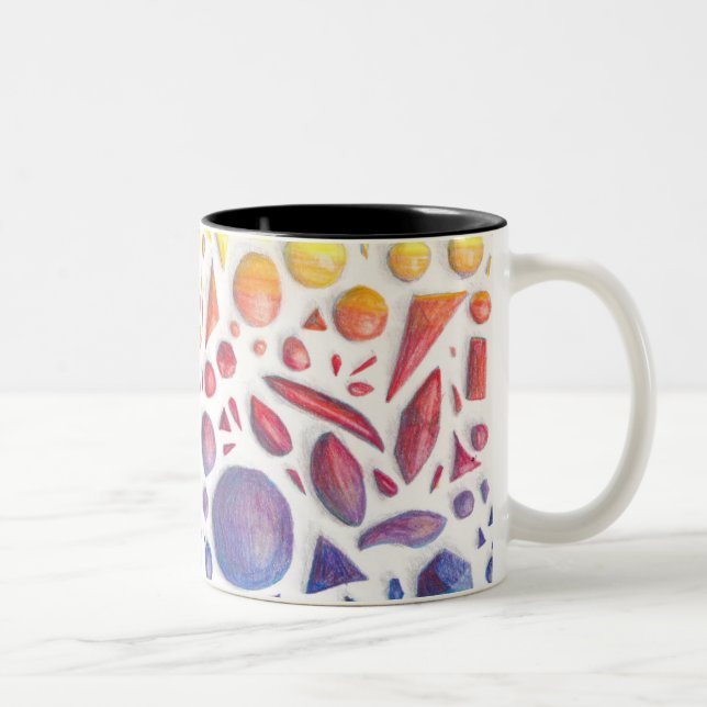 Jewel Tone Maximalist Ästhetische Tasse (Rechts)