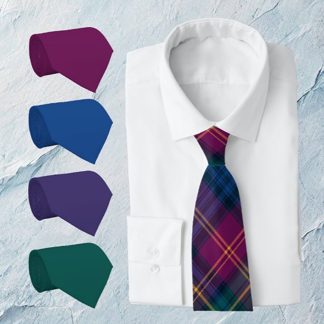 Jewel Tone Wine Krawatte (Von Creator hochgeladen)