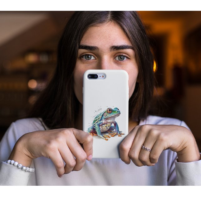 Jewel Toned Watercolor Frog Case-Mate iPhone Hülle (Von Creator hochgeladen)