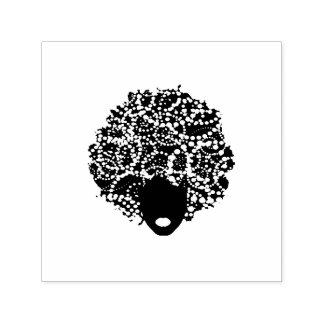 Jeweled Afro Permastempel