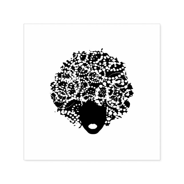 Jeweled Afro Permastempel (Design)