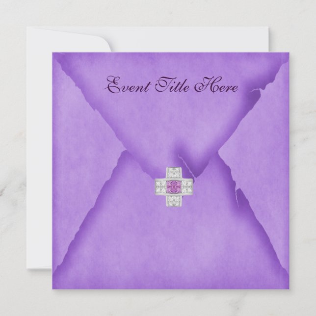 Jeweled Custom Party Einladung (Vorderseite)