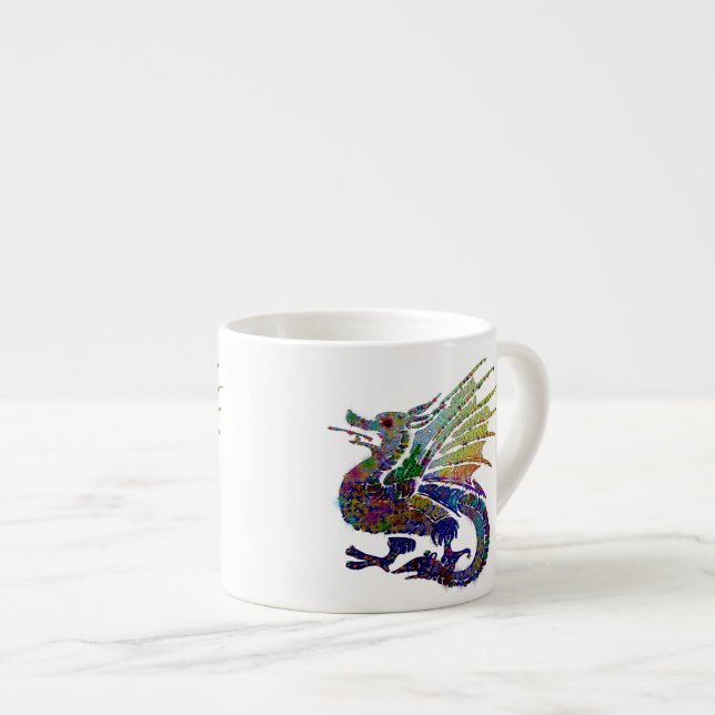 Jeweled Drache Espressotasse (Vorderseite Rechts)