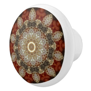 Jeweled Erdkabinett-Griff Keramikknauf