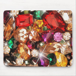 Jeweled Juwel-Schein-Edelstein-Farbe Mousepad