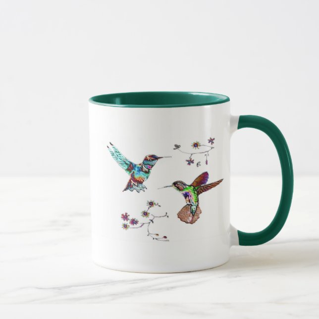 JEWELED KOLIBRI-Tassen Tasse (Rechts)