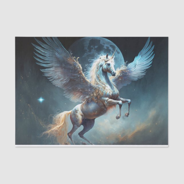 Jeweled Pegasus Seidenpapier (Vorderseite)