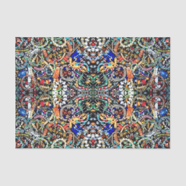 Jeweled Seidenpapier des Kaleidoskop-#2 (Vorderseite)