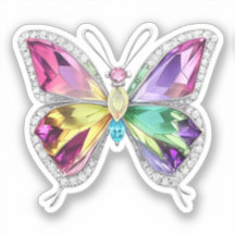 Jewelen Rainbow Crystal Butterfly