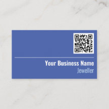 Jeweler QR Code Business Card