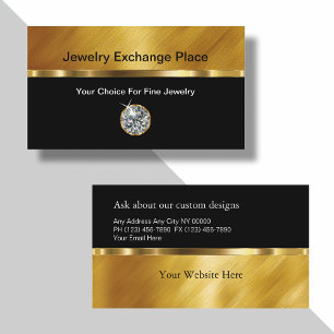Jewelery Business Cards Visitenkarte