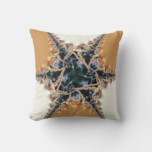 Jewelia Fraktal Satin Drehung Kissen