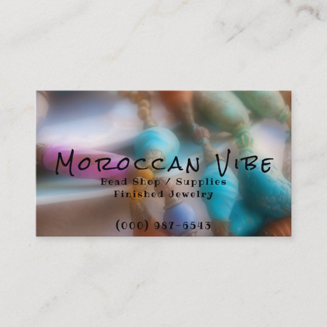 Jewelier Artist Business Cards Visitenkarte (Vorderseite)