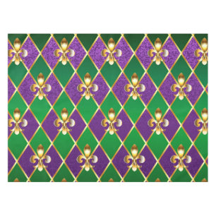 Jewelry Background Mardi Gras Tischdecke