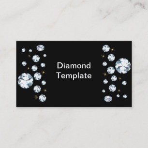 Jewels Kristall Diamond Business Cards Visitenkarte