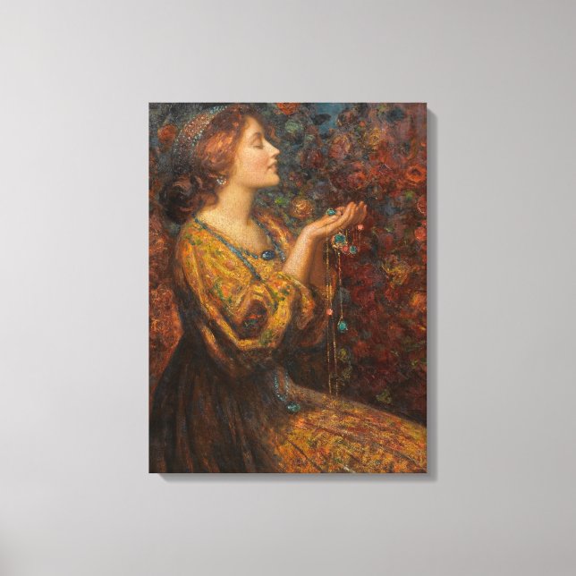 Jewels Painting by Thomas Edwin Mostyn Leinwanddruck (Vorderseite)