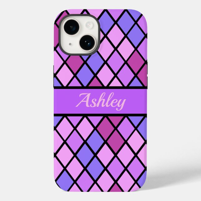 Jeweltone Diamonds Case-Mate iPhone Hülle (Rückseite)