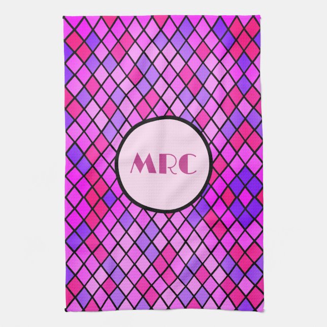 Jeweltone Diamonds Geschirrtuch (Vertikal)