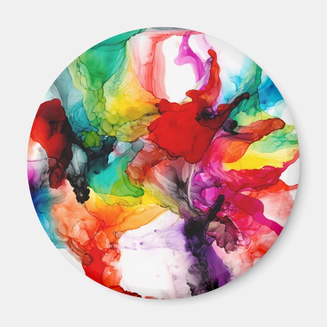 Jeweltone Prism - Aquarell Magnet (Vorne)