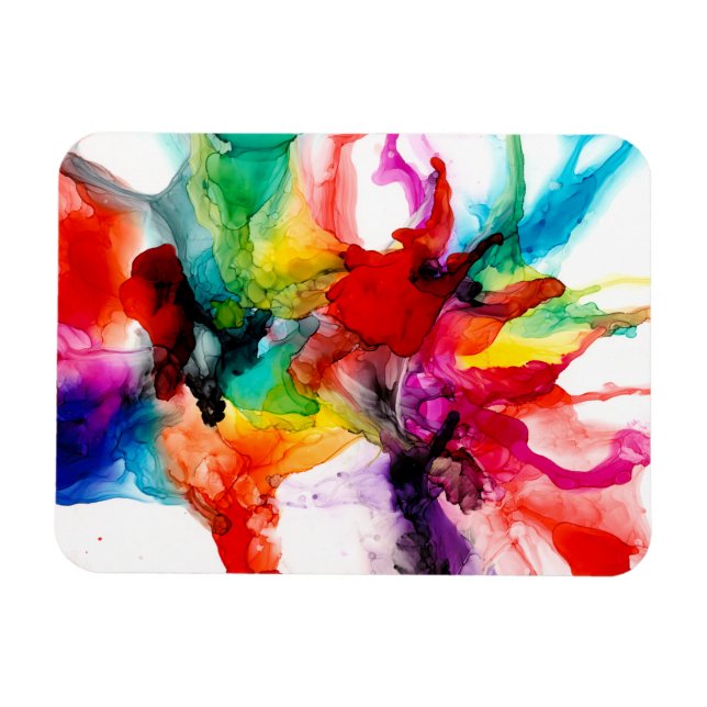 Jeweltone Prism - Aquarell Magnet (Horizontal)