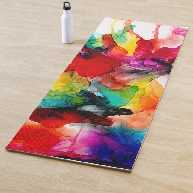 Jeweltone Prism - Aquarell Yogamatte (Beispiel)