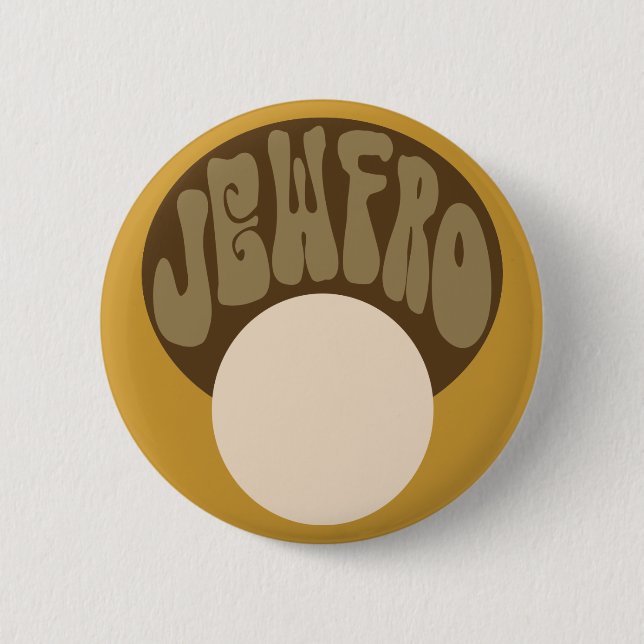 Jewfro Button (Vorderseite)