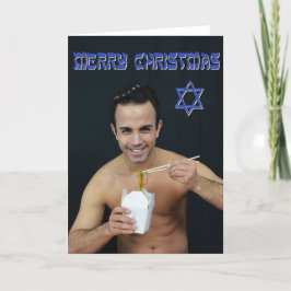 Jewish Christmas Feiertagskarte