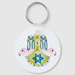 Jewish Hamsa Schlüsselanhänger