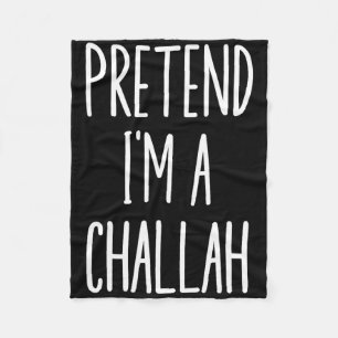Jewish Hanukkah Challah Easy Halloween-Kostüm Fleecedecke