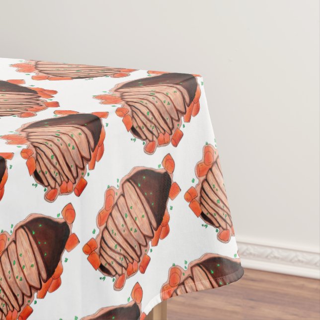 Jewish Holidays Beef Brisket Hanukkah Pessach Tischdecke (Beispiel)