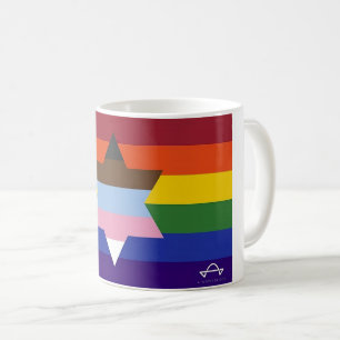 Jewish Inclusive Flag - Kaffee-Tasse Kaffeetasse