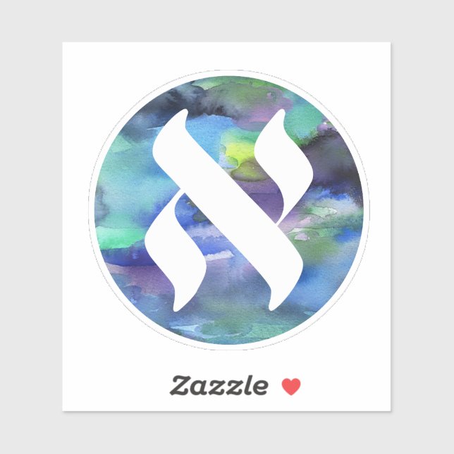 Jewish Language Project Logo Aufkleber (Blatt)